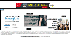 Desktop Screenshot of lecturassumergidas.com